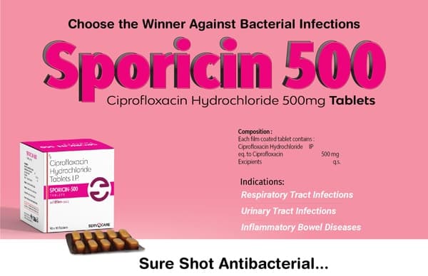 Ciprofloxacin 500mg (Strip of 10)