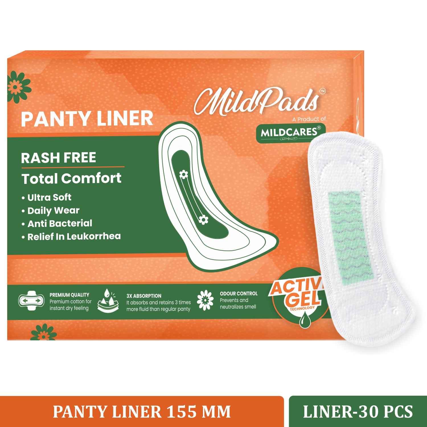 Whisper Choice Panty Liners (40 pcs)